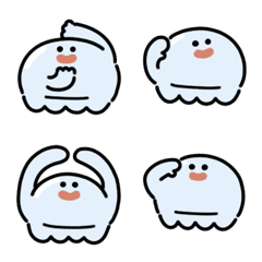 にっこりクラゲのジェスチャー 絵文字