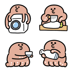 はたらくタコの動かない絵文字