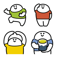 Smiling colorful T emoji