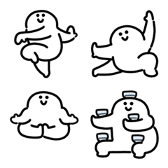 にっこりマンのカンフー！動かない絵文字