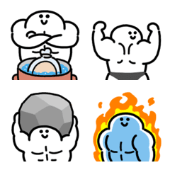 Smiling muscle emoji 2