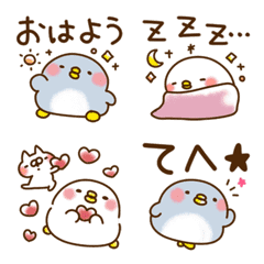 penguin with cat and rabbit e m
