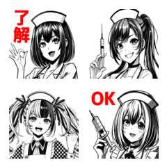 Cute nurse emoji
