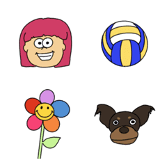 Pちゃんの絵文字。