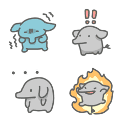 ゾウの日常色々絵文字