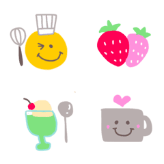 おいしい♡楽しい♡日々の絵文字