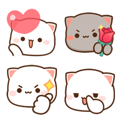 Peach Cat  emoji mini