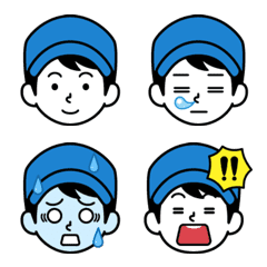 男性作業員の絵文字