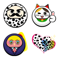 合格ダルマの応援絵文字