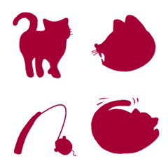 Cat silhouette meow