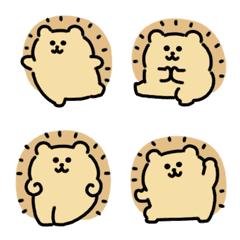 跳舞的刺蝟動畫表情符號