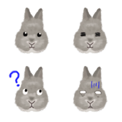 ほんわかうちの子絵文字【グレーちゃん】