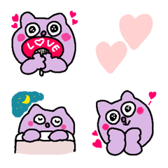 にぎやかなねこちゃん絵文字