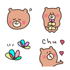 cute bear everyday enjoy emoji