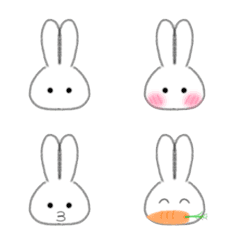 Rabbit Emoji very very cute