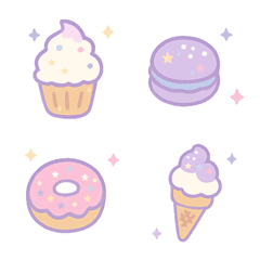 Dreamy sweets emoji.