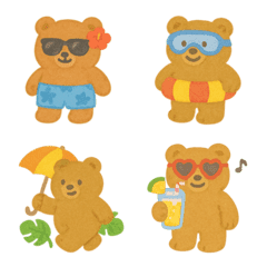クマと過ごす暑い夏