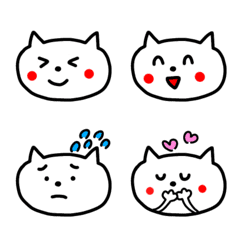 cute white cats