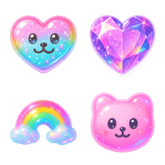 グミの絵文字3D つやつや　ぷるぷる2