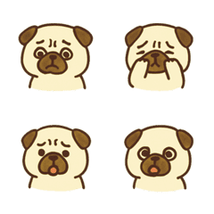 Cute Pug's Daily Mood