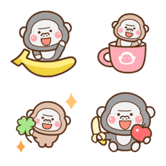 Move! Always-usable emoji 2 [ Gorilla ]