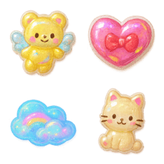 Cute aurora stickers02