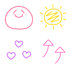 colorful_simple_easy to use Emoji