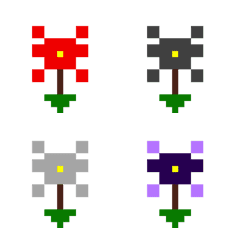 pixel flower!@!