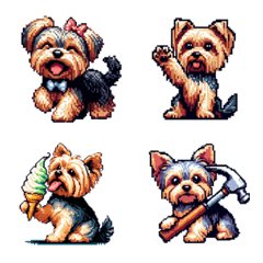 Cool and Cute Yorkshire Terrier Emoji