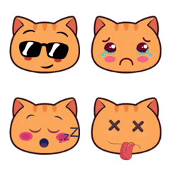キュートな猫の表情！(絵文字) Ver18