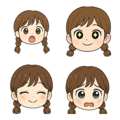 Braided Girl Mood Attack!