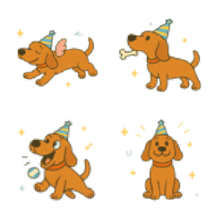 Happy dog party