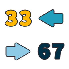 靜謐 數字 123 日期 萬用 32-69 表情貼