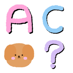 english alphabet ( A-Z ) v.2