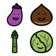 野菜と果物の絵文字です