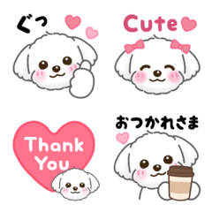 Lovely Maltese emoji 3