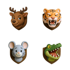 Animal Wall Sculptures