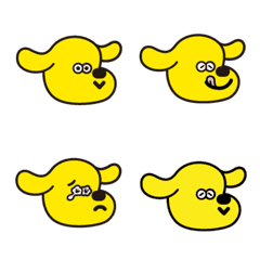 レベチ犬 絵文字（シンプル）