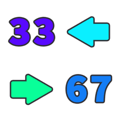 祝福 數字 123 日期 萬用 32-69 表情貼