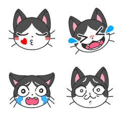 ハチワレ猫の面白い絵文字