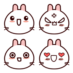 white rabbit has emotions, too.