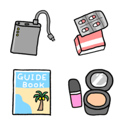 Emoji of trip goods
