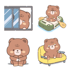 Beary Brown so lazy all day long