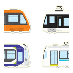 Connectable tram emoji