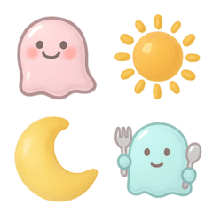 Puffy Color Ghosts