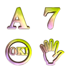 animated font! sparkling decoration pink