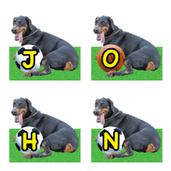 Doberman John Alphabet 2