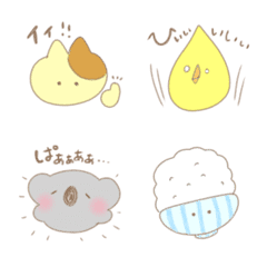 顔で頑張ってる動物たち