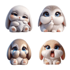Big-Eared Bunny Wants to Cry