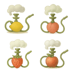Fruity Hookah Mood Stickers